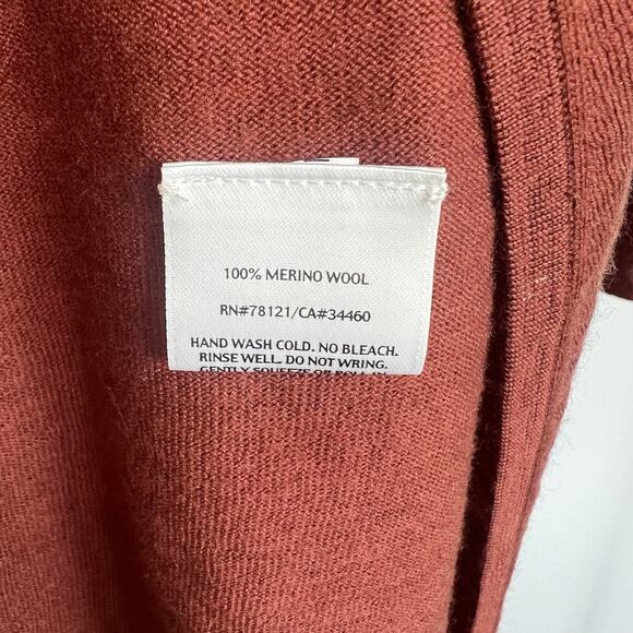 Eileen‎ Fisher Women's 100% Merino Wool Open Cardigan Sweater Size Medium - Picture 6 of 7